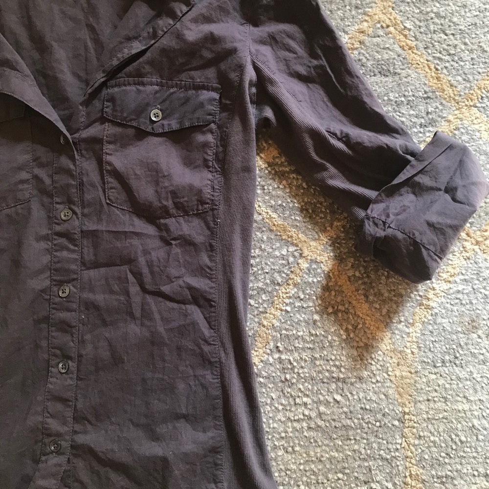 Grey James Perse Button Down - image 6